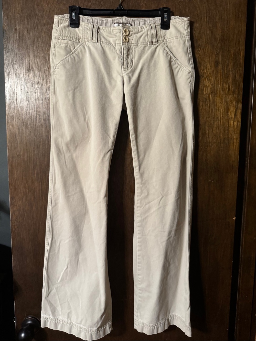 Y2K Abercrombie cargo khaki pants 4